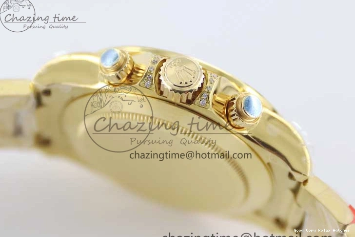 AAA Replica Watches 116595RBOW Black on A Diamonds 2406 Best YG 904L YG Dial Edition Bracelet Effortless TWF 1:1 Steel Daytona YG 0109